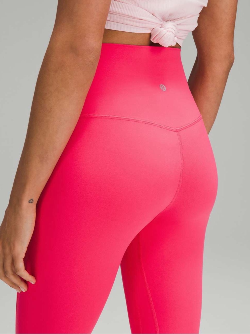 LULULEMON Align High-Rise Crop Capri Leggings 17” Lip Gloss